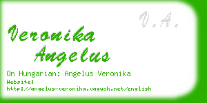 veronika angelus business card